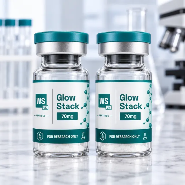2 X 70MG Glow stack Vials