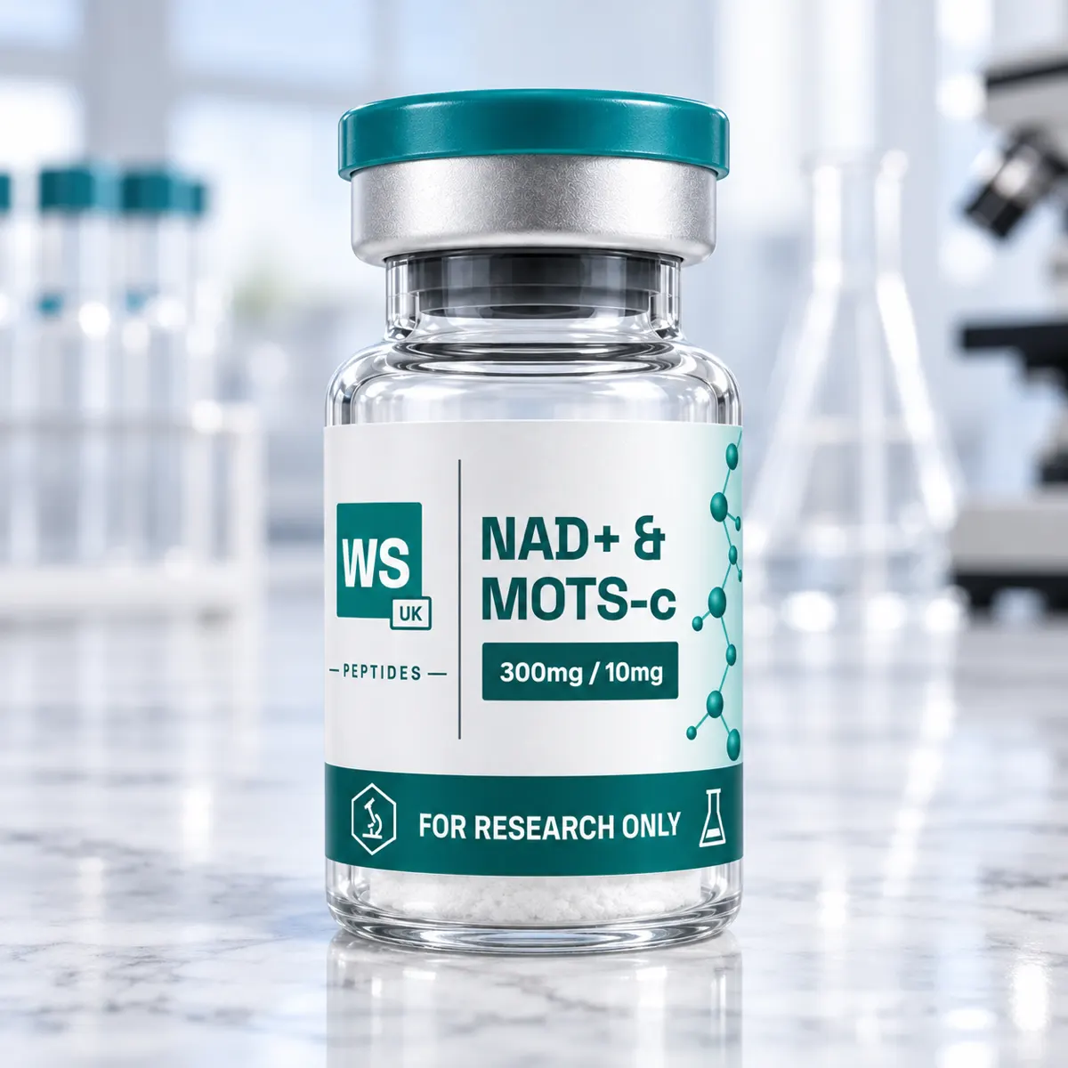Nad + 300mg & 10MG Mots-c Vial